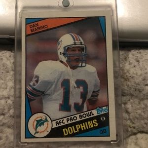 1984 Topps Dan Marino rookie card